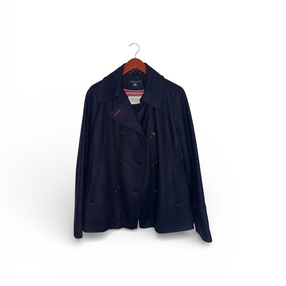 Tommy Hilfiger Jackets & Blazers - Tommy Hilfiger Women’s Dark Blue Pea Coat